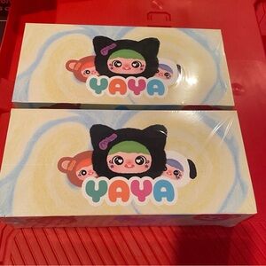 YAYA two cases unopened, 16 total plushes